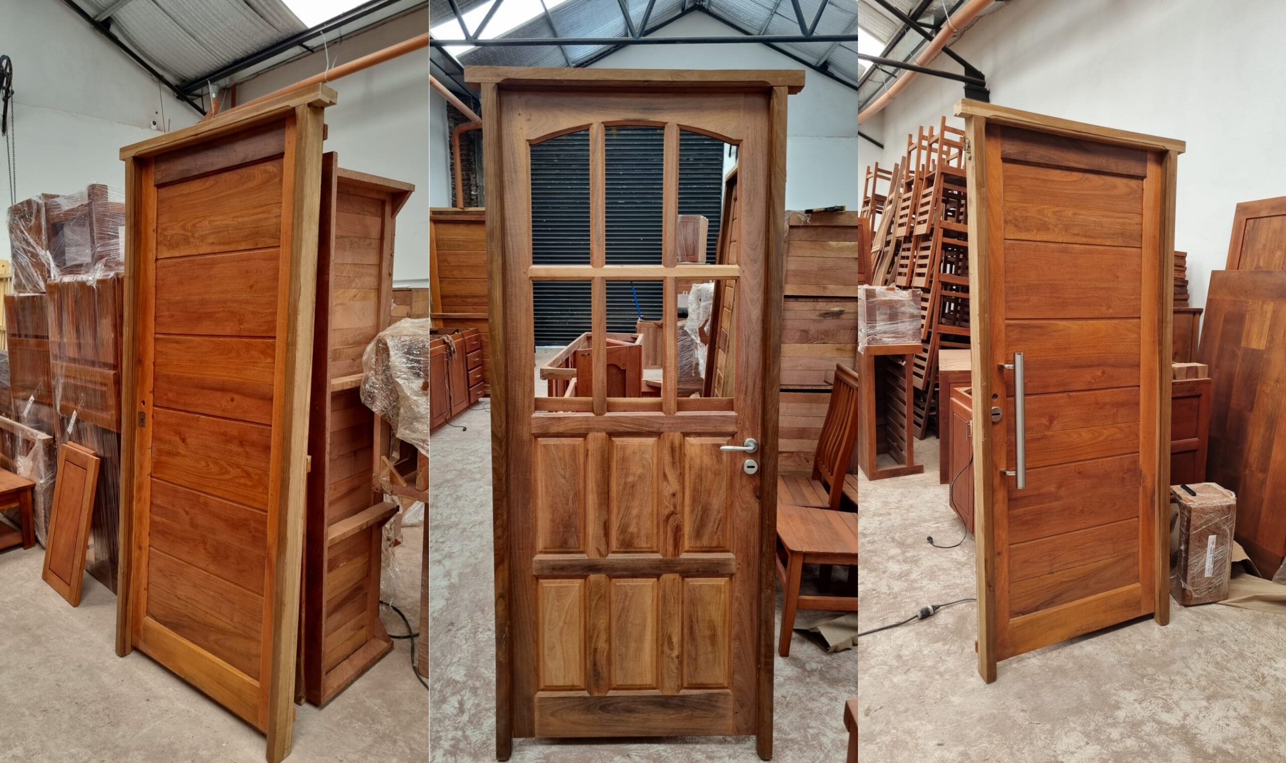 MUEBLES DE ALGARROBO DE PUERTAS